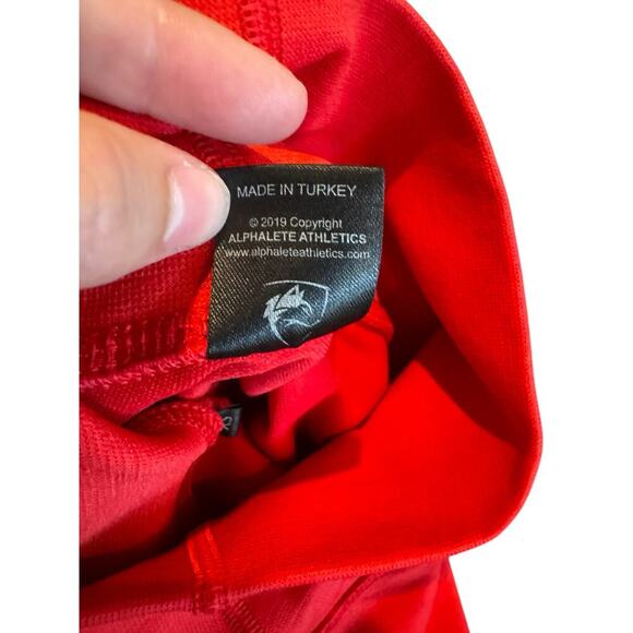 Alphalete OG Revival Formula Red Women’s XS Compression Workout Active Leggings - Picture 10 of 13